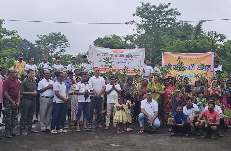 श्री सर्वेश्वरी समूह द्वारा राँची और सिमडेगा शाखाओं के तत्वावधान में 800 पौधों का रोपण व वितरण कार्यक्रम।