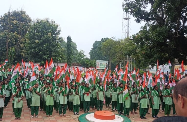 भाजपा ने विभिन्न प्रखंडों में निकाली तिरंगा यात्रा, दिखा देशभक्ति का जोश