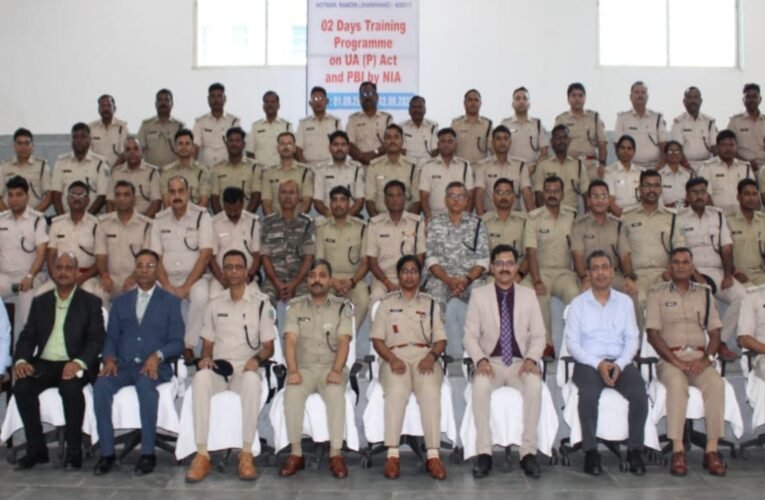झारखण्ड पुलिस के लिए दो दिवसीय प्रशिक्षण कार्यक्रम शुरू