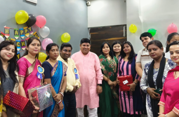 शिक्षक दिवस पर हिंदी साहित्य भारती झारखंड द्वारा आई क्रिएट अकैडमी के शिक्षकों को सम्मान