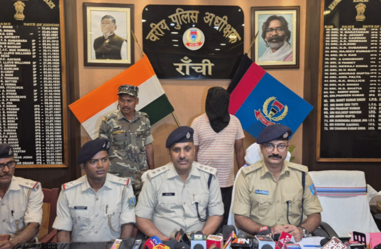 रांची पुलिस की बड़ी कार्रवाई: 2.4 किलो गांजा के साथ एक गिरफ्तार