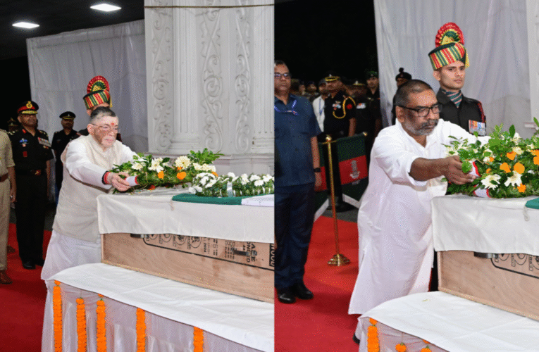 शहीद अग्निवीर नीरज कुमार चौधरी को झारखंड के राज्यपाल और मुख्यमंत्री ने दी भावपूर्ण श्रद्धांजलि