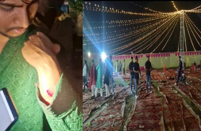 जमशेदपुर के नीलडीह में डांडिया कार्यक्रम के दौरान हिंसक हमला, चापड़ बाजी से दो युवक घायल