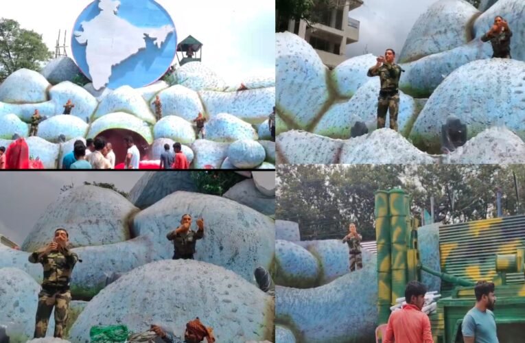रांची में ‘ऑपरेशन सिंदूर’ थीम पर सजा भव्य दुर्गा पूजा पंडाल, भक्ति और देशभक्ति का अनोखा संगम