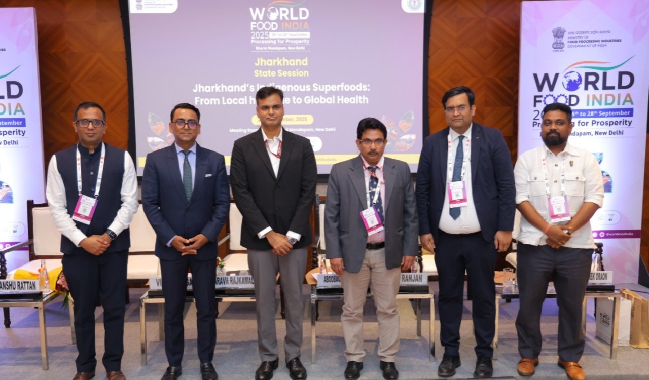झारखंड के सुपरफूड्स की वैश्विक पहचान: वर्ल्ड फूड इंडिया 2025 में झारखंड पवेलियन बना आकर्षण का केंद्र 4 20250926 202712