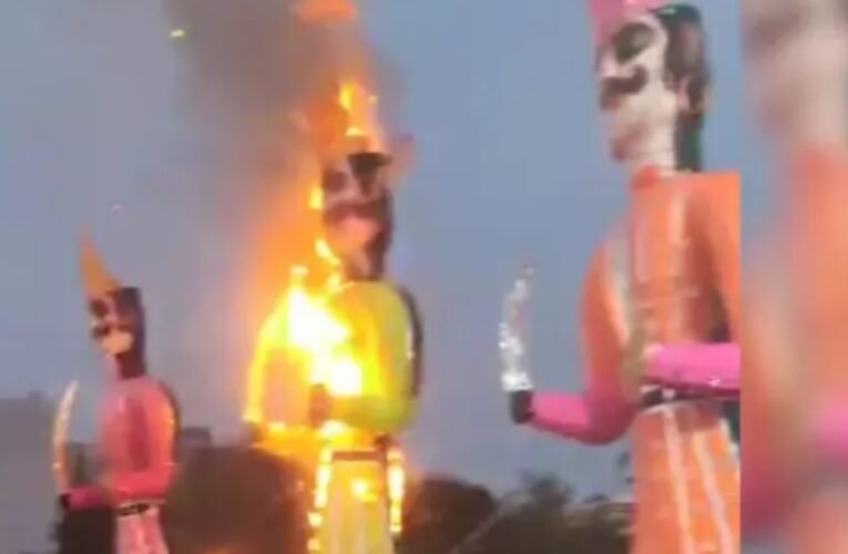 दशहरे से पहले ही रावण ‘खत्म’! भोपाल में नशे में धुत युवकों ने लगाई आग, वायरल वीडियो से हड़कंप
