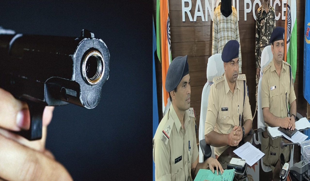 रांची में 12 घंटों में दो एनकाउंटर: TPC के नाम पर रंगदारी वसूलने वाले कुख्यात अपराधी प्रभात राम घायल, साथी गिरफ्तार 6 20251013 172237