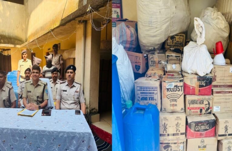 सरायकेला-खरसावाँ में नकली शराब की फैक्ट्री का भंडाफोड़, दो गिरफ्तार, 2019 लीटर अवैध शराब बरामद