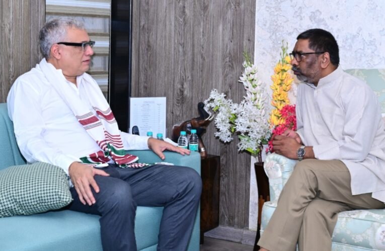 टीएमसी सांसद डेरेक ओ’ब्रायन ने की मुख्यमंत्री हेमन्त सोरेन से मुलाकात