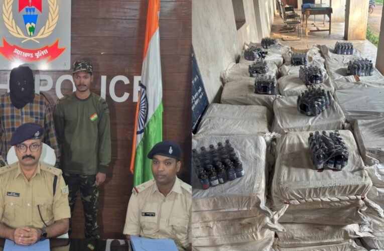 रांची पुलिस की बड़ी कार्रवाई: 13,400 बोतल फेंसिडिल सिरप के साथ ट्रक जब्त, एक गिरफ्तार