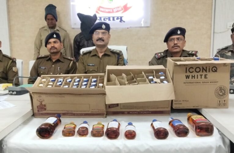 अवैध विदेशी शराब से भरा ट्रक जब्त, चालक गिरफ्तार; अनुमानित मूल्य 80-90 लाख रुपये