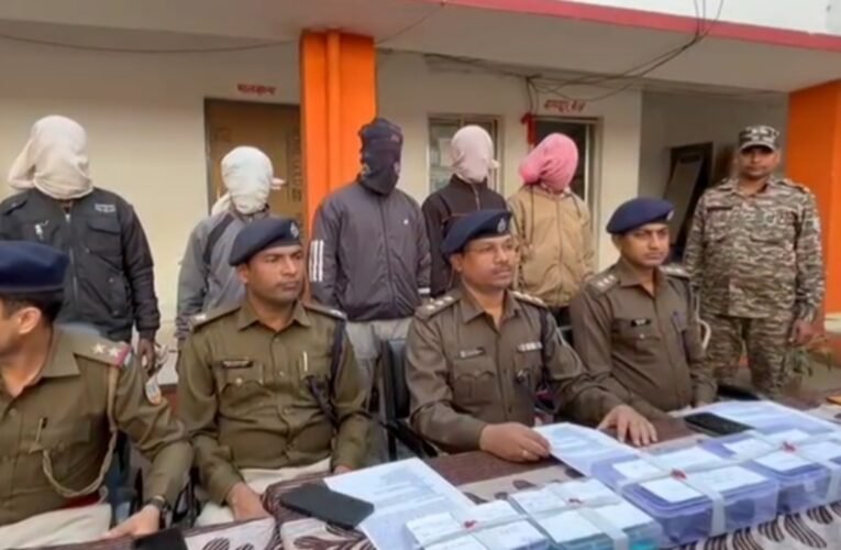 लूट की बड़ी साजिश नाकाम, 5 अपराधी देसी कट्टा-गोलियों सहित गिरफ्तार, भेजे गए जेल