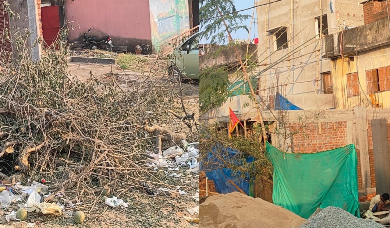 सिमडेगा नगर परिषद क्षेत्र में सरकारी जमीन पर अवैध निर्माण बेखौफ जारी, पुराना बेल वृक्ष भी काटा 6 20251216 210931