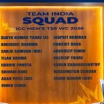 टी20 वर्ल्ड कप 2026: सूर्यकुमार यादव कप्तान, शुभमन गिल बाहर; ईशान किशन और रिंकू सिंह की वापसी 20251220_142849