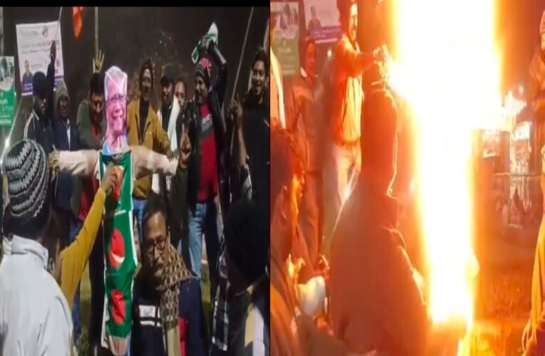 जमशेदपुर में बांग्लादेश में हिंदुओं पर अत्याचार के खिलाफ भारी आक्रोश, बीजेपी-हिंदू संगठनों ने निकाली रैली, पुतला दहन
