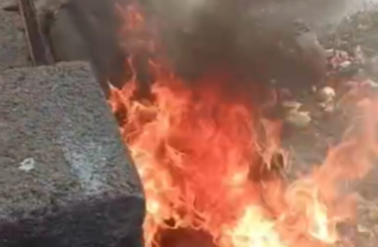 रांची: पुंदाग में IIM पुल के पास 33 केवी केबल में लगी आग, कई इलाकों में बिजली गुल