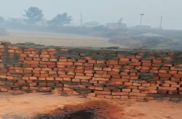 केरेडारी के जोरदाग गांव में NTPC और रैयतों का विवाद फिर भड़का: पूर्व मंत्री योगेंद्र साहू के घर के सामने रातों रात बनी बाउंड्री वॉल