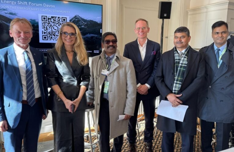 झारखंड ने दावोस में ऊर्जा उत्पादन, उपभोग और सतत विकास पर वैश्विक साझेदारी को दिया नया आयाम