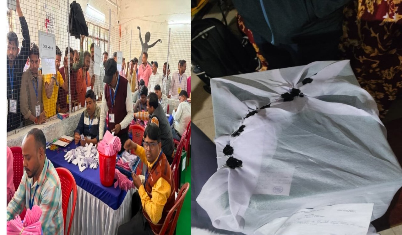 रांची नगर निगम चुनाव 2026: मतगणना जारी, रांची में ट्रांसपोर्ट नगर केंद्र पर शुरू हुई गिनती; पहले राउंड के रुझान आने लगे 1 20260227 104555