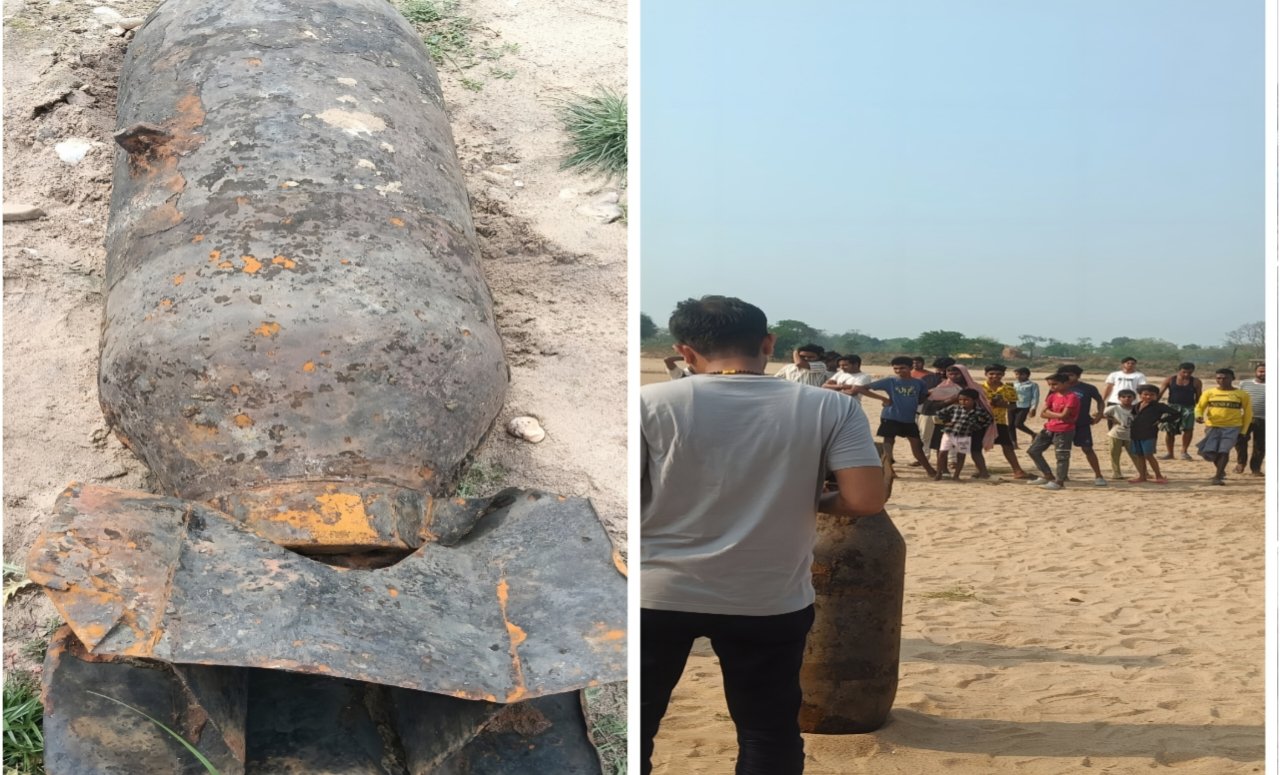 गजब हो गया! झारखंड में गिरा 80 साल पुराना जिंदा बम बरामद : सुवर्णरेखा नदी के पास मिला 227 किलो का अमेरिकी बम, सेना बुलाई गई 10 20260321 211442