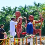 Hemant soren in siddu kanu park