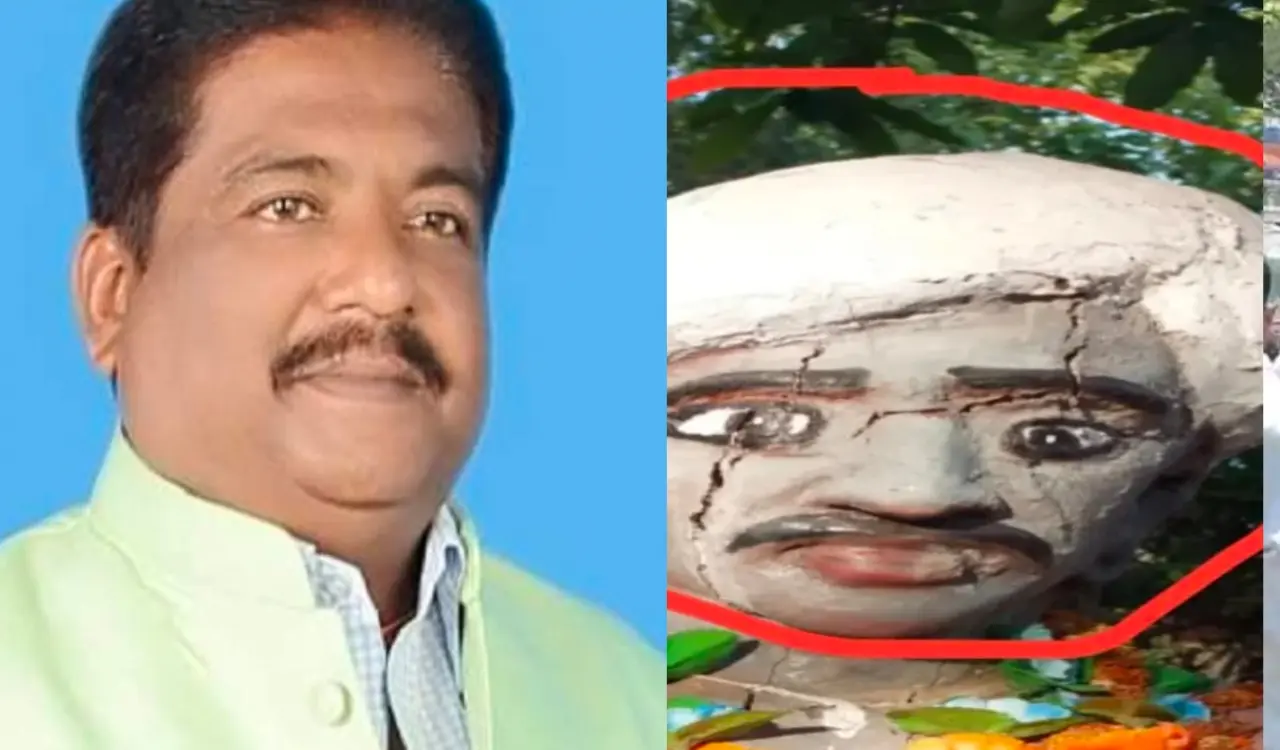 गुमला: खंडित अवस्था में 'धरती आबा' की प्रतिमा, डॉ. प्रणव कुमार बब्बू ने जताई कड़ी नाराजगी, आंदोलन की चेतावनी 1 Gumla: 'Dharti Aaba' Statue Found in Damaged State; Dr. Pranav Kumar Babbu Expresses Strong Outrage