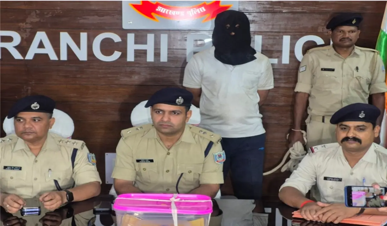 Ranchi police arrest criminal 