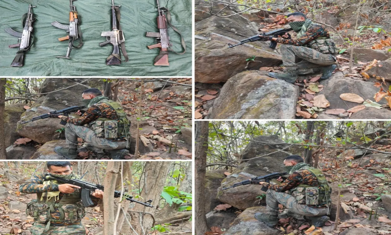 COBRA Strikes Naxals in Jharkhand: 4 Naxals Neutralized in Hazaribagh Encounter
