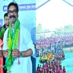 Hemant Soren's Public Rally in Manbazar: A Massive Crowd Gathers
