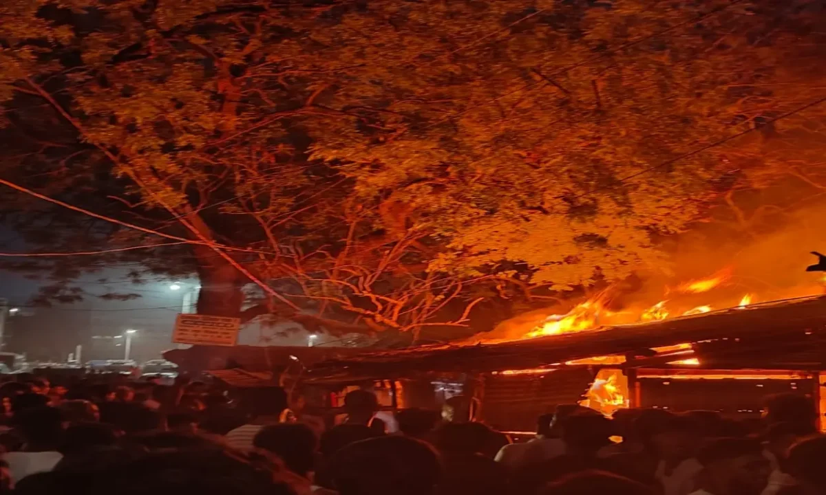 Sahibganj Fire News, Teenpahar Mandi Fire, 