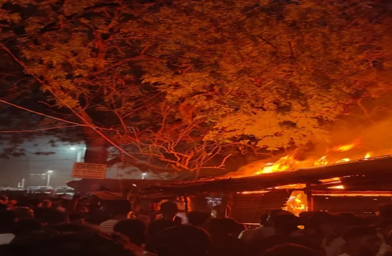 Sahibganj Fire News, Teenpahar Mandi Fire, 