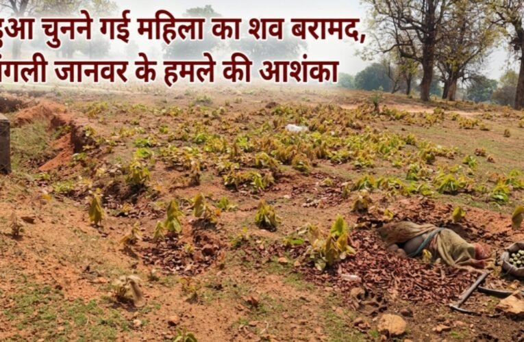महुआ चुनने गई महिला का शव बरामद, जंगली जानवर के हमले की आशंका