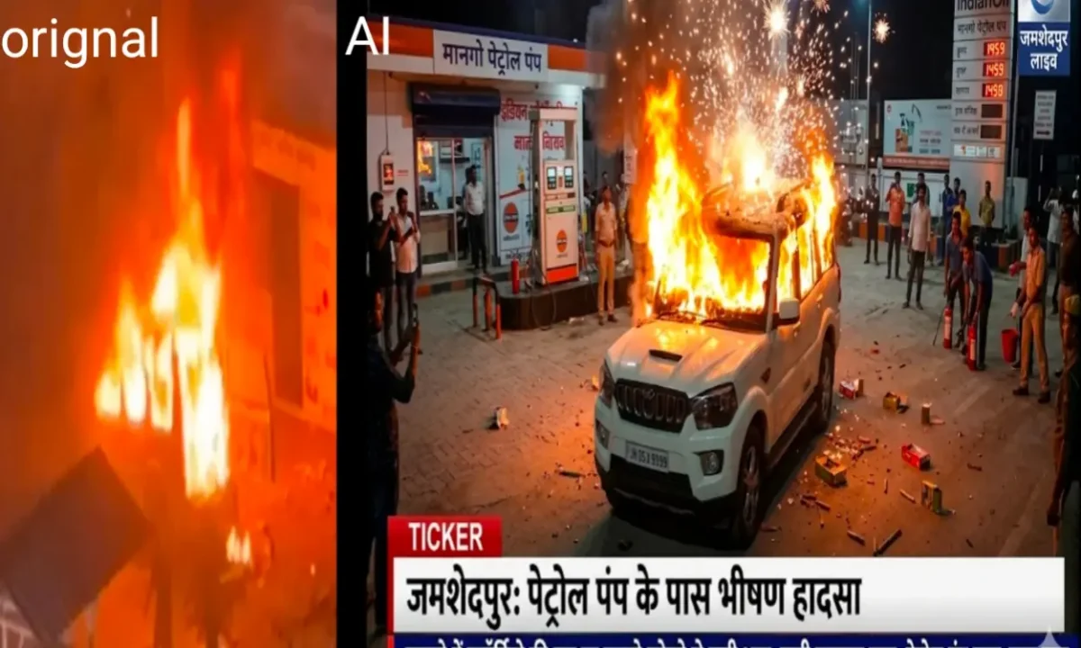 Jamshedpur Car Fire