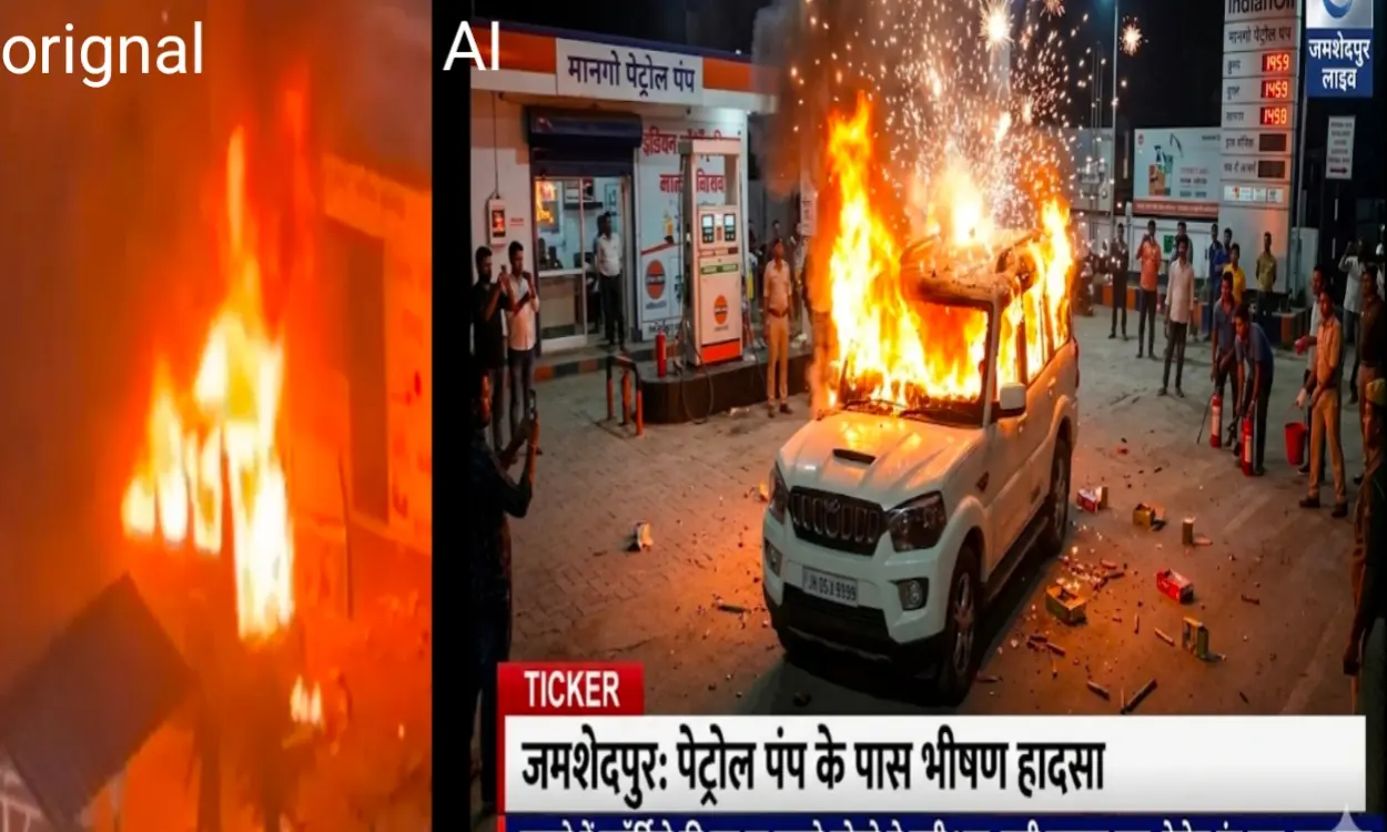 Jamshedpur Car Fire