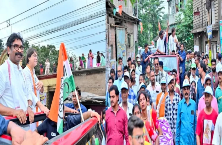 Hemant soren road show