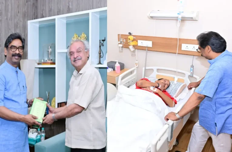 Chief Minister Hemant Soren visited the hospital