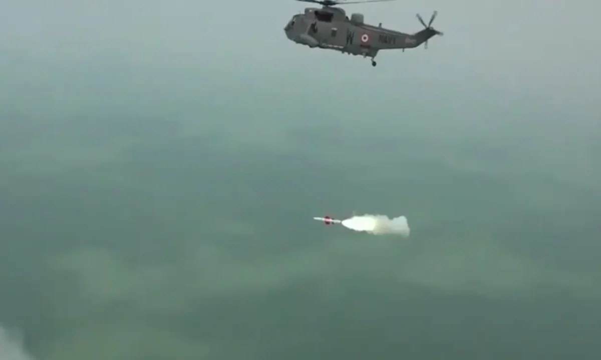 Defence Sector: Successful 'Salvo' Test of Indigenous Anti-Ship Missile NASM-SR