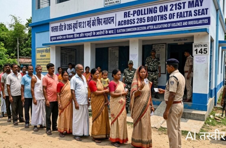 फालता सीट के 285 बूथों पर 21 मई को फिर मतदान, हिंसा और गड़बड़ी के आरोपों के बाद चुनाव आयोग का बड़ा फैसला