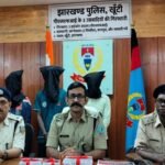 Three hardcore PLFI militants arrested in Khunti, weapons and pamphlets recovered