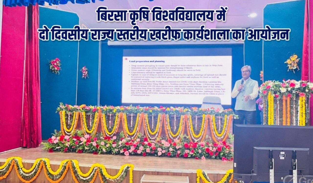 Two-day state level Kharif workshop organized at Birsa Agricultural University