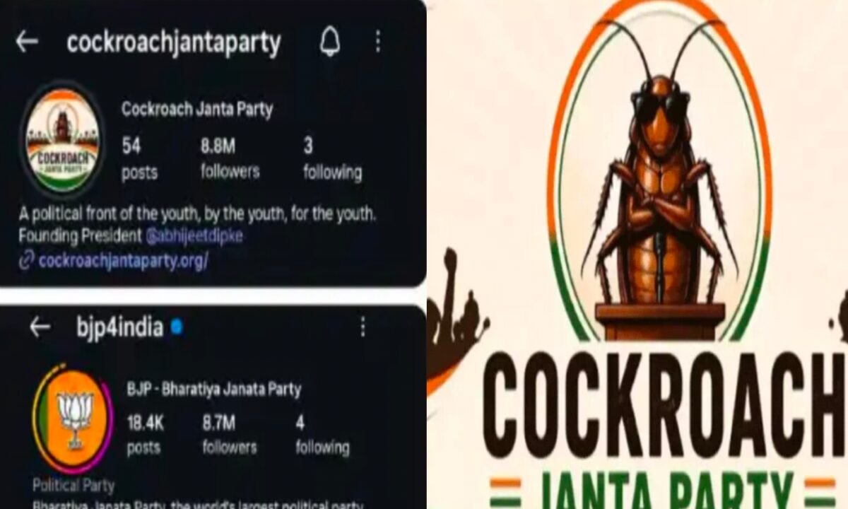 How did the 'Cockroach Janata Party' shake up India's mainstream politics?