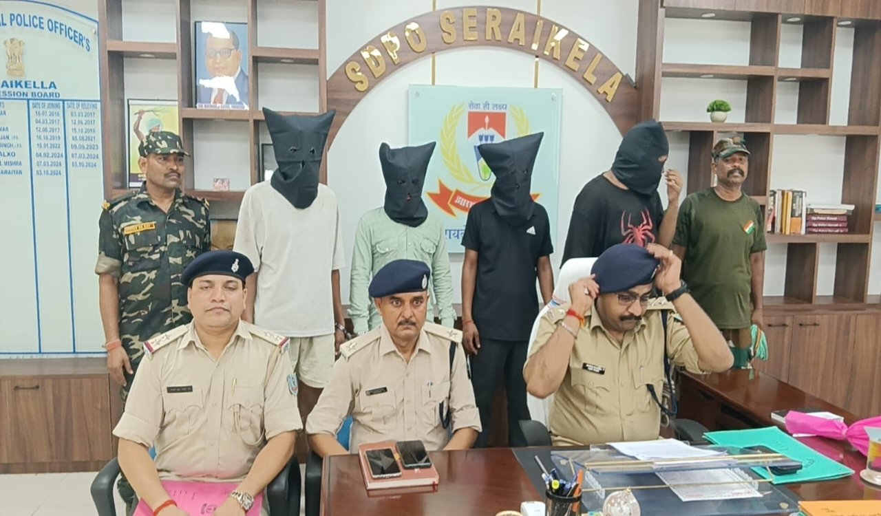Saraikela: Iron Scrap Stolen from Tata Steel; 4 Accused Arrested