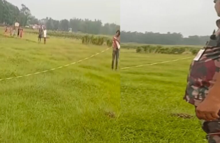 भारत-बांग्लादेश सीमा पर तनाव: BSF का पिलर लगाने का काम रुका..