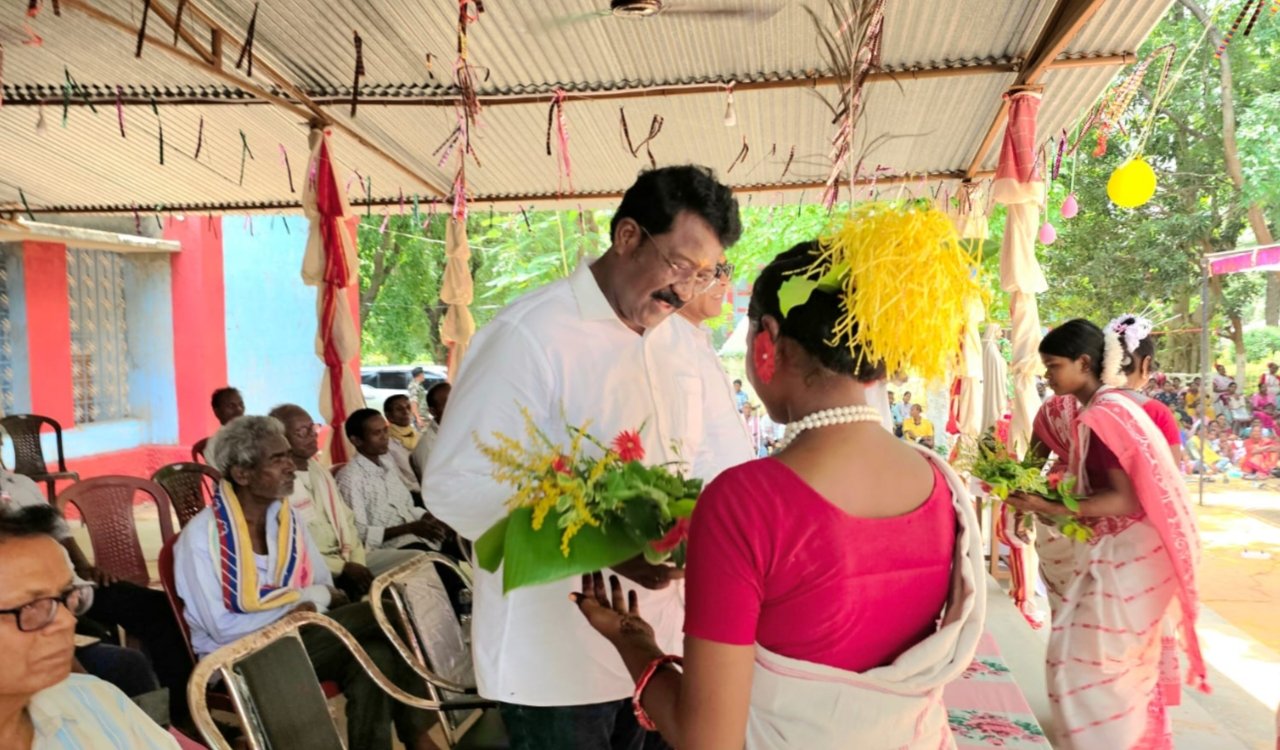 MLA Naman Bixal Kongari attended the youth conference as the chief guest and gave an inspirational message to the youth.