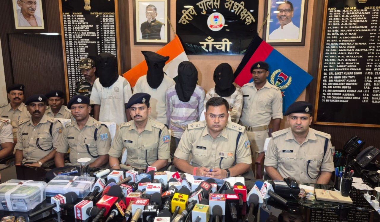 Cyber fraud gang busted in Ranchi, five accused arrested