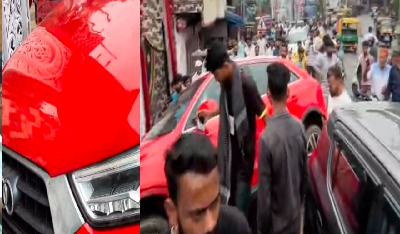 Jamshedpur: Luxury Car Crashes into Marriage Hall Wall