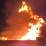 bokaro llegal oil godown fire