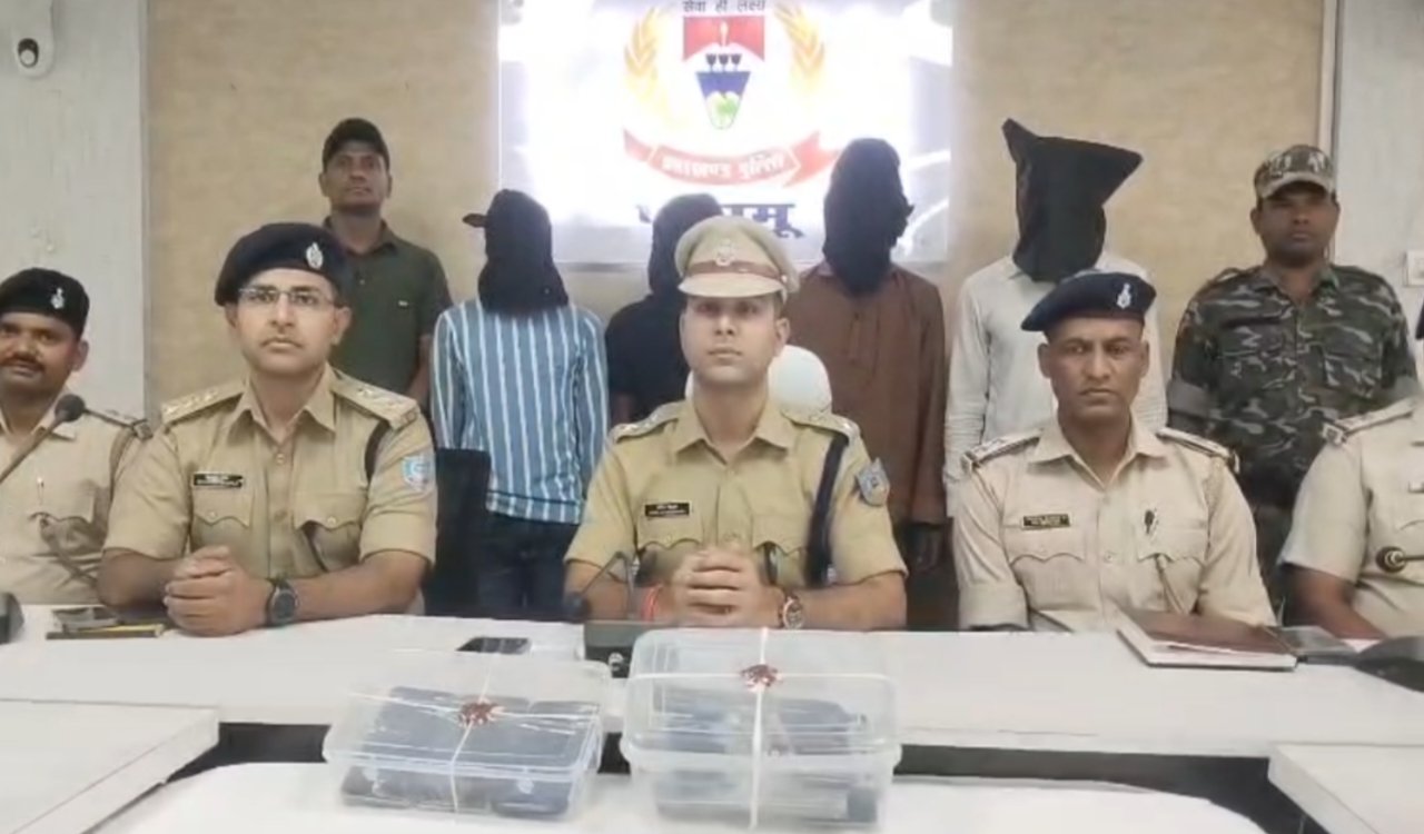 Extortion plot foiled in Haidernagar, four members of Rahul Singh gang arrested