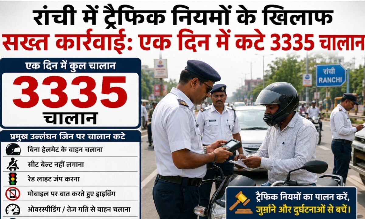 Ranchi traffic news
