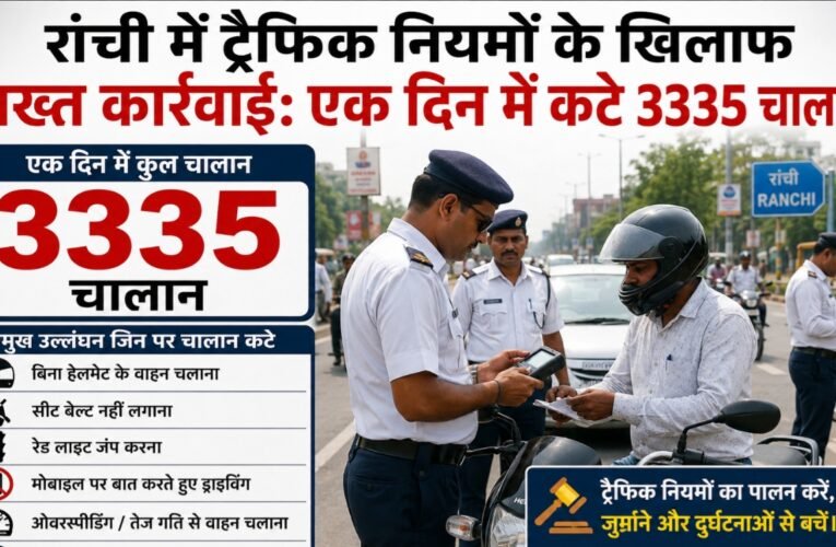Ranchi traffic news
